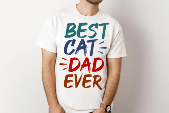 Best Cat Dad Ever SVG