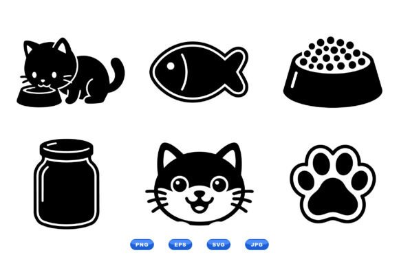 Cute Cat Icons SVG Pack