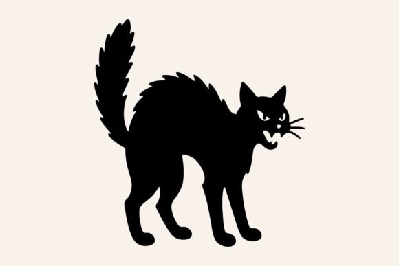 Halloween Cat SVG PNG Vector Clipart
