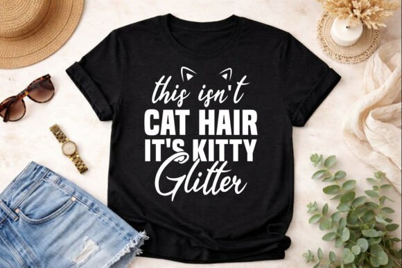 Kitty Glitter Cat Lover SVG Design