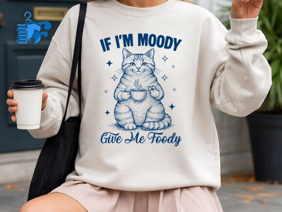 Moody Cat Coffee SVG Design